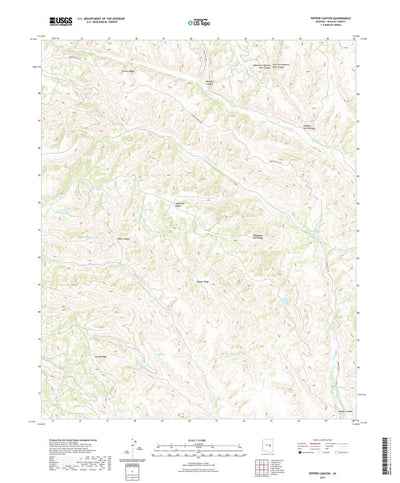 United States Geological Survey Pepper Canyon, AZ (2021, 24000-Scale) digital map