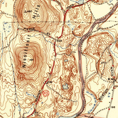 United States Geological Survey Pepperell, MA-NH (1944, 31680-Scale) digital map