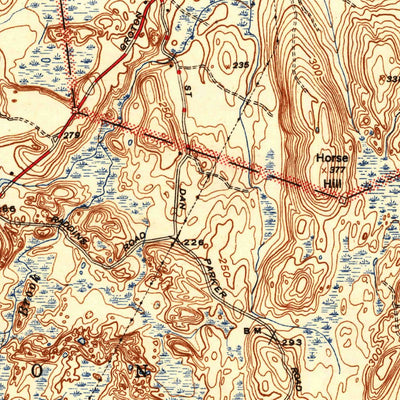 United States Geological Survey Pepperell, MA-NH (1944, 31680-Scale) digital map