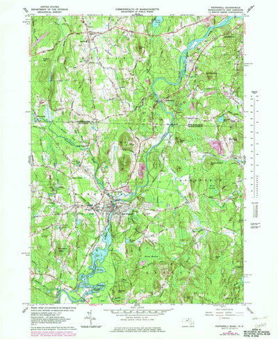 United States Geological Survey Pepperell, MA-NH (1965, 24000-Scale) digital map