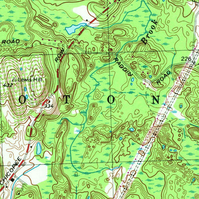 United States Geological Survey Pepperell, MA-NH (1965, 24000-Scale) digital map