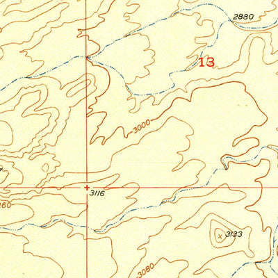 United States Geological Survey Peppersauce Wash, AZ (1949, 24000-Scale) digital map