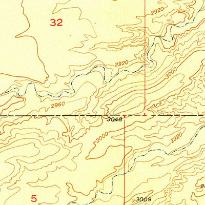 United States Geological Survey Peppersauce Wash, AZ (1949, 24000-Scale) digital map