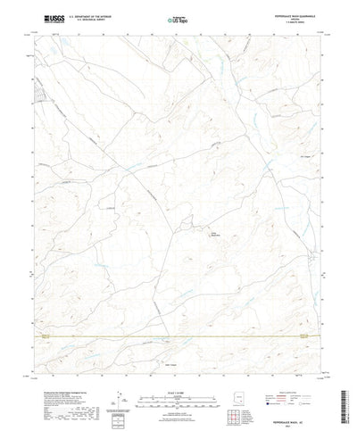 United States Geological Survey Peppersauce Wash, AZ (2021, 24000-Scale) digital map