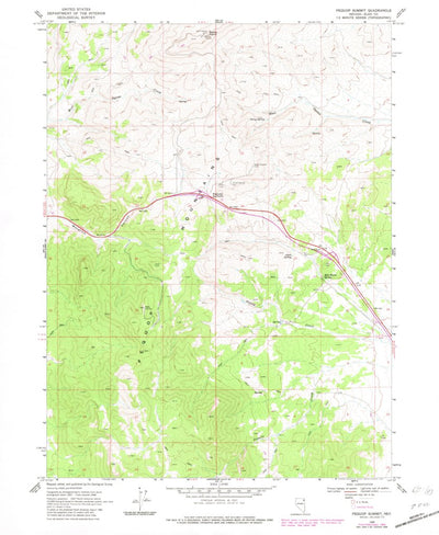 United States Geological Survey Pequop Summit, NV (1968, 24000-Scale) digital map