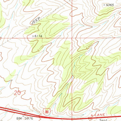 United States Geological Survey Pequop Summit SW, NV (1968, 24000-Scale) digital map