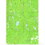 United States Geological Survey Perch Lake, MI (1954, 62500-Scale) digital map