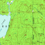 United States Geological Survey Perch Lake, MI (1954, 62500-Scale) digital map