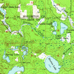 United States Geological Survey Perch Lake, MI (1954, 62500-Scale) digital map