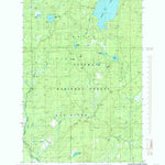 United States Geological Survey Perch Lake, MI (1985, 24000-Scale) digital map