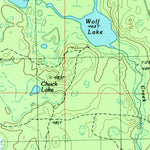 United States Geological Survey Perch Lake, MI (1985, 24000-Scale) digital map