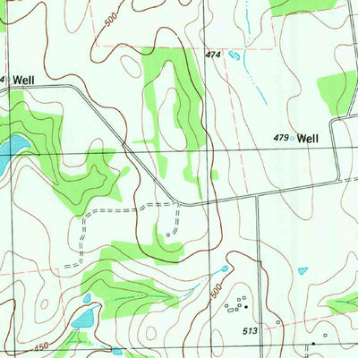 United States Geological Survey Percilla, TX (1982, 24000-Scale) digital map