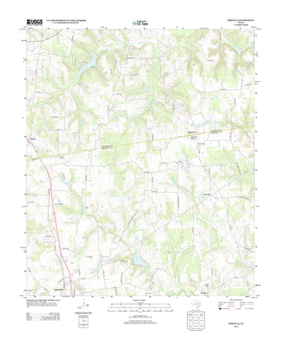 United States Geological Survey Percilla, TX (2013, 24000-Scale) digital map