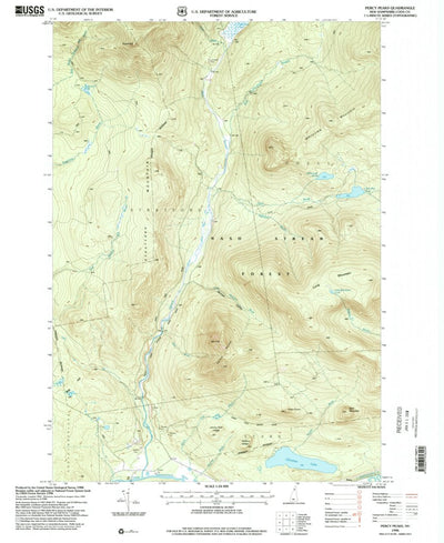 United States Geological Survey Percy Peaks, NH (1996, 24000-Scale) digital map