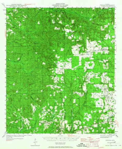 United States Geological Survey Perdido, AL (1942, 62500-Scale) digital map