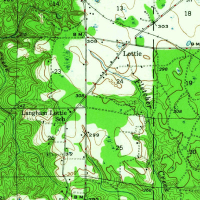 United States Geological Survey Perdido, AL (1942, 62500-Scale) digital map