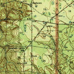 United States Geological Survey Perdido, AL (1944, 62500-Scale) digital map