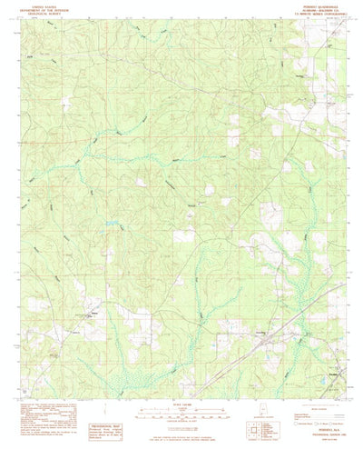 United States Geological Survey Perdido, AL (1983, 24000-Scale) digital map