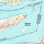 United States Geological Survey Perdido Bay, FL-AL (1970, 24000-Scale) digital map