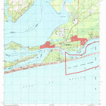 United States Geological Survey Perdido Bay, FL-AL (1994, 24000-Scale) digital map
