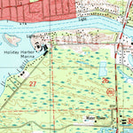 United States Geological Survey Perdido Bay, FL-AL (1994, 24000-Scale) digital map