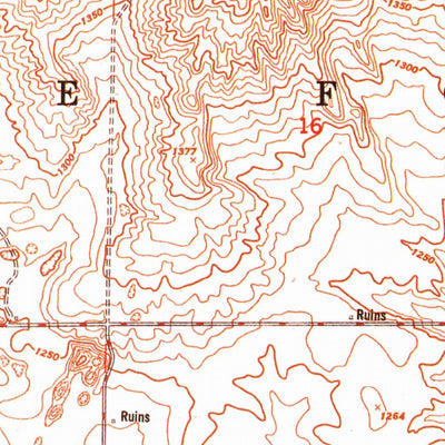 United States Geological Survey Pere Cheney, MI (1951, 24000-Scale) digital map