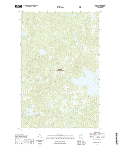 United States Geological Survey Perent Lake, MN (2022, 24000-Scale) digital map