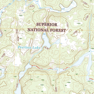 United States Geological Survey Perent Lake, MN (2022, 24000-Scale) digital map