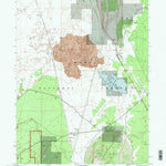 United States Geological Survey Perez, CA (1993, 24000-Scale) digital map