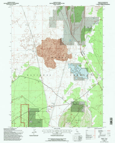 United States Geological Survey Perez, CA (1993, 24000-Scale) digital map