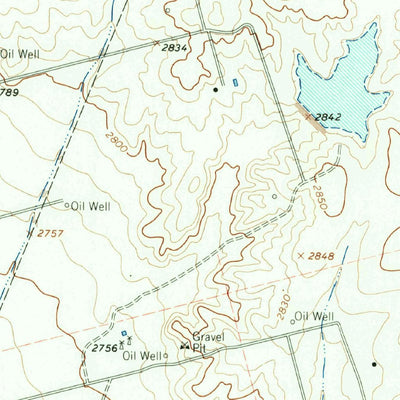 United States Geological Survey Perkins Lake, TX (1964, 24000-Scale) digital map