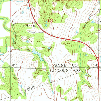United States Geological Survey Perkins, OK (1978, 24000-Scale) digital map