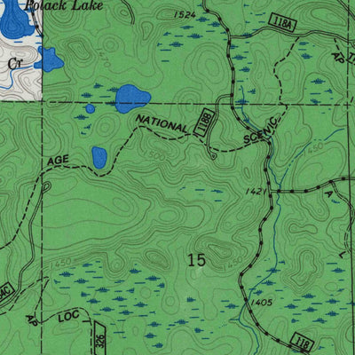United States Geological Survey Perkinstown, WI (1969, 24000-Scale) digital map
