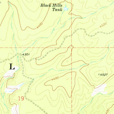 United States Geological Survey Perkinsville, AZ (1973, 24000-Scale) digital map