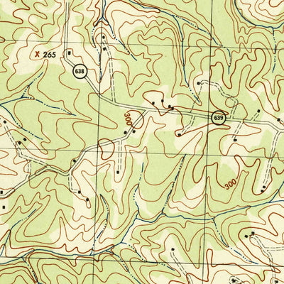 United States Geological Survey Perkinsville, VA (1943, 31680-Scale) digital map