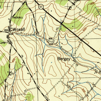 United States Geological Survey Perkiomenville, PA (1943, 31680-Scale) digital map