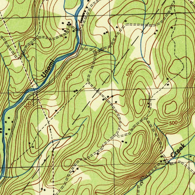 United States Geological Survey Perkiomenville, PA (1943, 31680-Scale) digital map