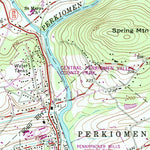 United States Geological Survey Perkiomenville, PA (1992, 24000-Scale) digital map