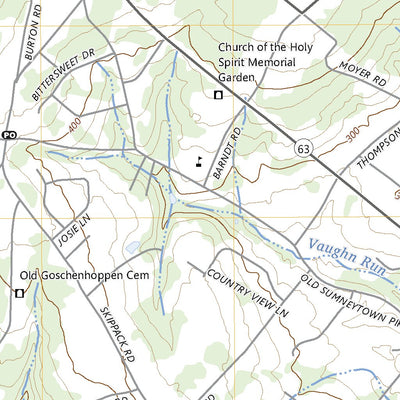 United States Geological Survey Perkiomenville, PA (2023, 24000-Scale) digital map