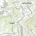 United States Geological Survey Perkiomenville, PA (2023, 24000-Scale) digital map