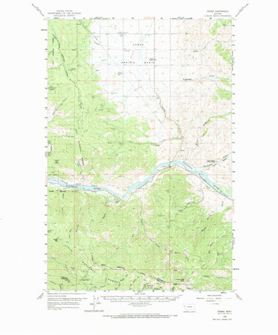 United States Geological Survey Perma, MT (1959, 62500-Scale) digital map