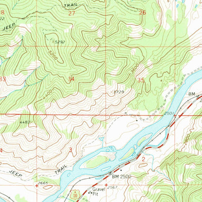 United States Geological Survey Perma, MT (1959, 62500-Scale) digital map