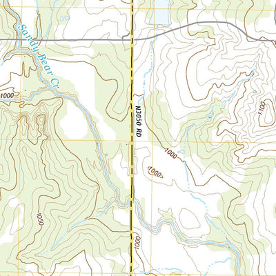 United States Geological Survey Pernell, OK (2022, 24000-Scale) digital map