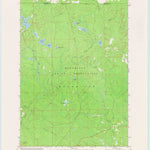United States Geological Survey Perote Lake, WI (1973, 24000-Scale) digital map