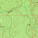 United States Geological Survey Perote Lake, WI (1973, 24000-Scale) digital map