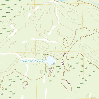 United States Geological Survey Perote Lake, WI (2022, 24000-Scale) digital map