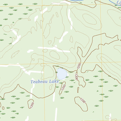 United States Geological Survey Perote Lake, WI (2023, 24000-Scale) digital map