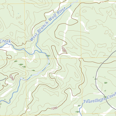 United States Geological Survey Perote Lake, WI (2023, 24000-Scale) digital map