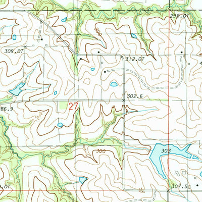 United States Geological Survey Perrin, MO (1984, 24000-Scale) digital map