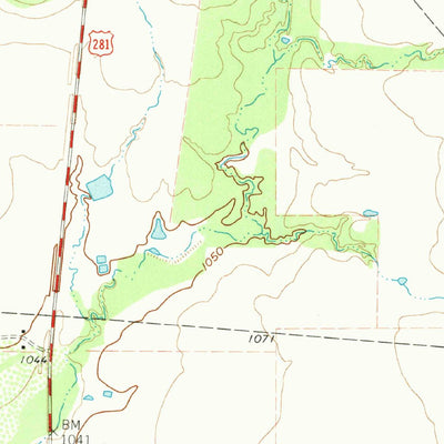 United States Geological Survey Perrin, TX (1961, 24000-Scale) digital map